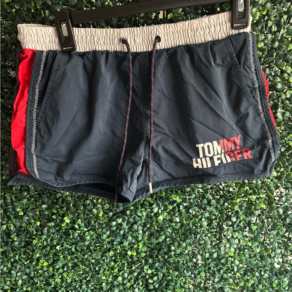 Tommy Hilfiger Red, White & Blue Elastic Waistband Shorts